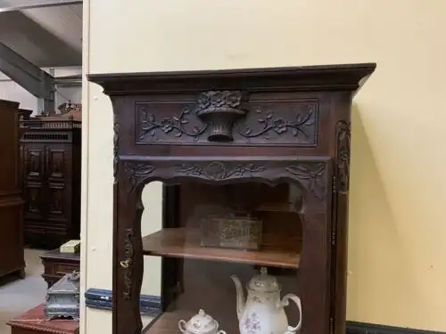 Antik - Vitrine, Bücherschrank, - Jugendstil - Historismus - Lieferung möglich! 12