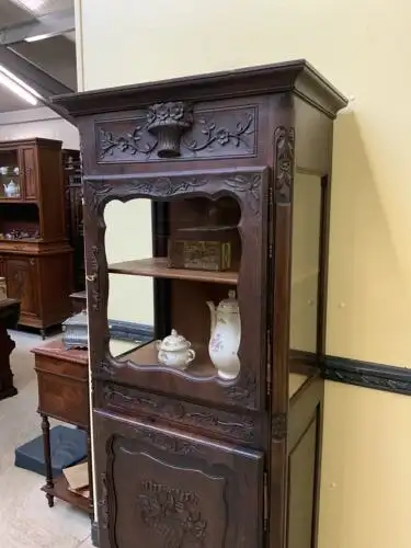 Antik - Vitrine, Bücherschrank, - Jugendstil - Historismus - Lieferung möglich! 13