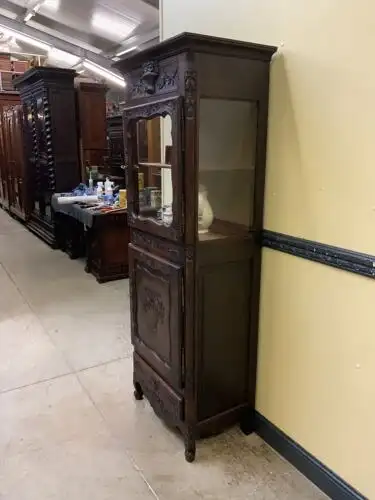 Antik - Vitrine, Bücherschrank, - Jugendstil - Historismus - Lieferung möglich! 3