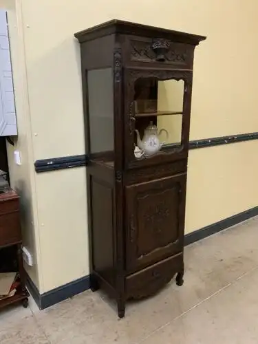 Antik - Vitrine, Bücherschrank, - Jugendstil - Historismus - Lieferung möglich! 4