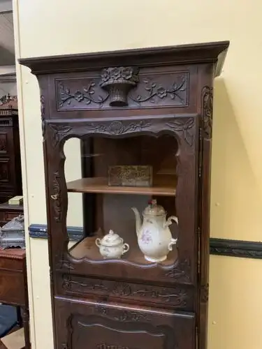 Antik - Vitrine, Bücherschrank, - Jugendstil - Historismus - Lieferung möglich! 9