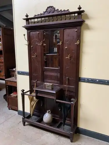 Antike Jugendstil Garderobe - traumhaft schön - Lieferung möglich!