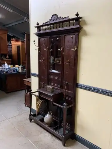 Antike Jugendstil Garderobe - traumhaft schön - Lieferung möglich!