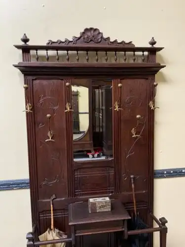 Antike Jugendstil Garderobe - traumhaft schön - Lieferung möglich!