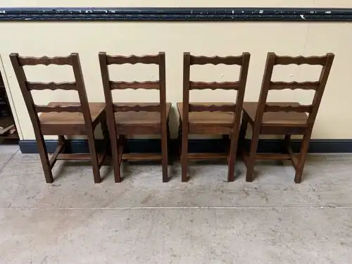 4 antike Bauern Stühle  - Traumhaft - Lieferung möglich! 12