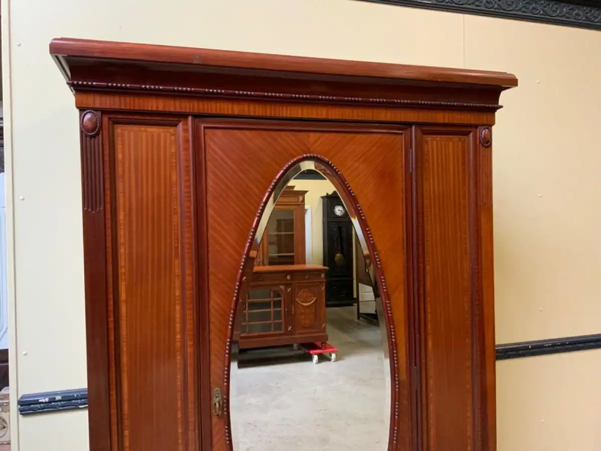 Antiker Art Deco Kleiderschrank - Traumhaft- Lieferung möglich! 6