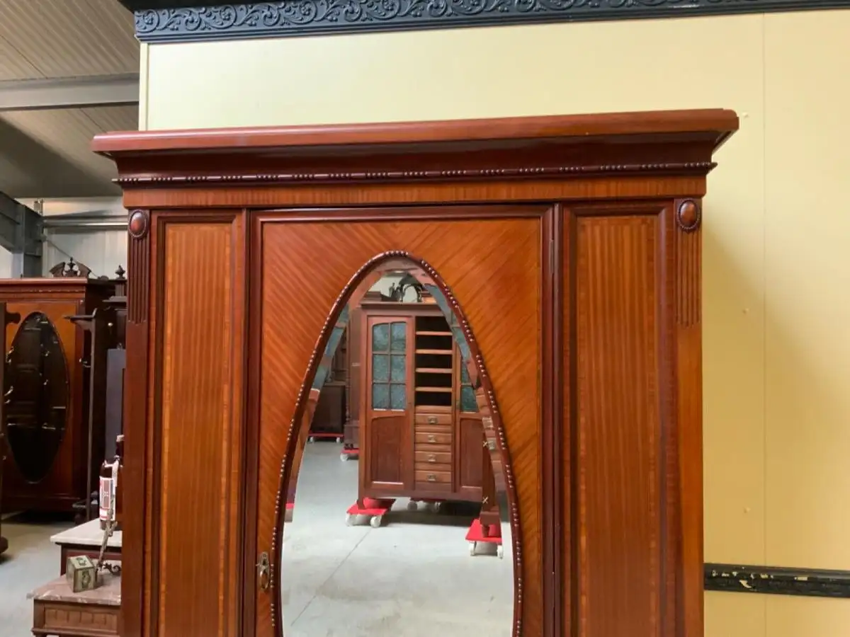 Antiker Art Deco Kleiderschrank - Traumhaft- Lieferung möglich! 9