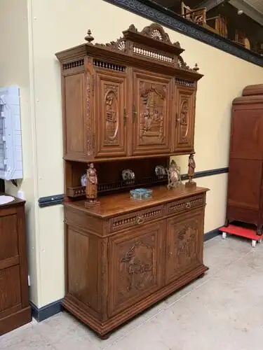 Antikes traumhaftes bretonisches Aufsatz Buffet, Kredenz - Lieferung möglich! 3