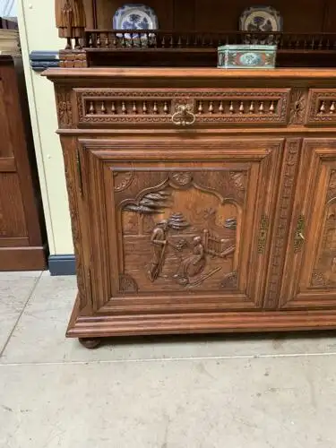 Antikes traumhaftes bretonisches Aufsatz Buffet, Kredenz - Lieferung möglich! 5