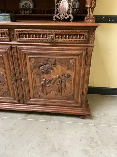 Antikes traumhaftes bretonisches Aufsatz Buffet, Kredenz - Lieferung möglich! 6