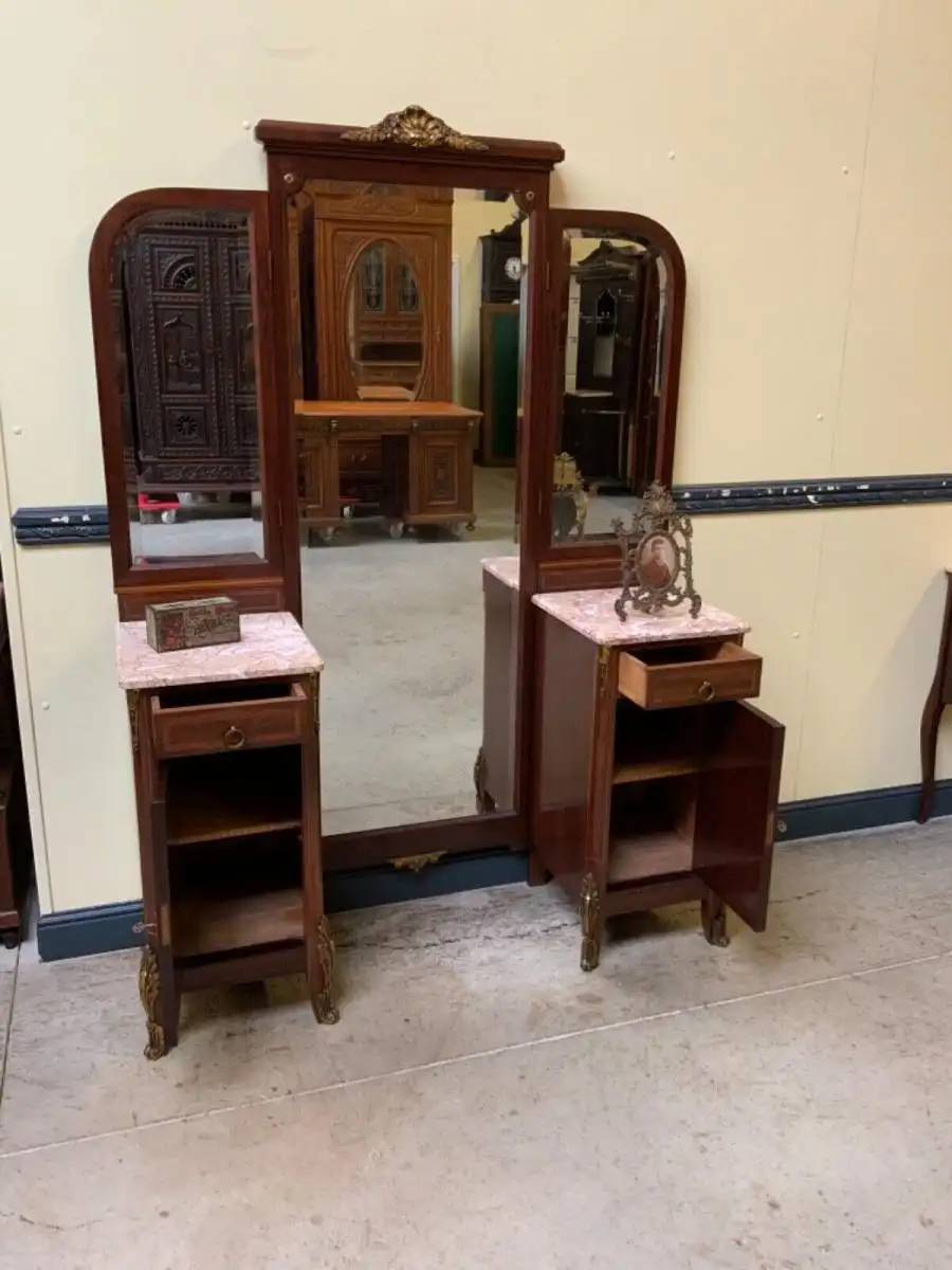 Antike Jugendstil  Aufsatz Kommode,  Sensationell - Lieferung möglich! 21