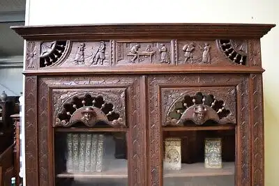Antik - Vitrine, Bücherschrank,  Bretagne - Traumhaft  -  Lieferung möglich! 3