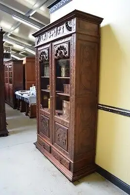 Antik - Vitrine, Bücherschrank,  Bretagne - Traumhaft  -  Lieferung möglich! 4