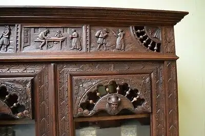 Antik - Vitrine, Bücherschrank,  Bretagne - Traumhaft  -  Lieferung möglich! 8