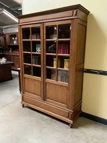 Antiker Jugendstil Bücherschrank, Vitrine, Traumhaft - Lieferung möglich! 4