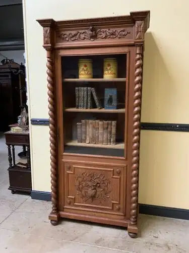 Antiker Gründerzeit Bücherschrank, Vitrine, Traumhaft  - Lieferung möglich! 0