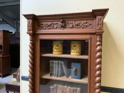 Antiker Gründerzeit Bücherschrank, Vitrine, Traumhaft  - Lieferung möglich! 10