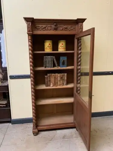 Antiker Gründerzeit Bücherschrank, Vitrine, Traumhaft  - Lieferung möglich! 11
