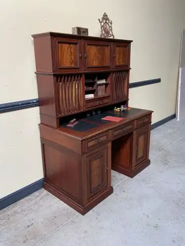 Antiker traumhafter Gründerzeit nußbaum Schreibtisch,- Lieferung möglich! 4