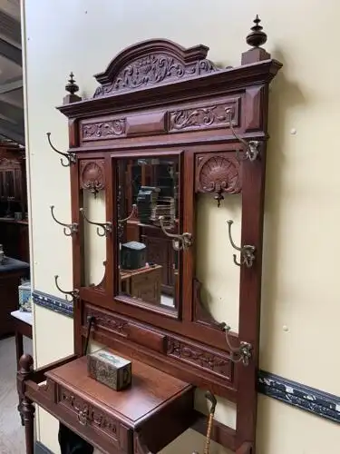 Antike Jugendstil Garderobe - traumhaft schön - Lieferung möglich!