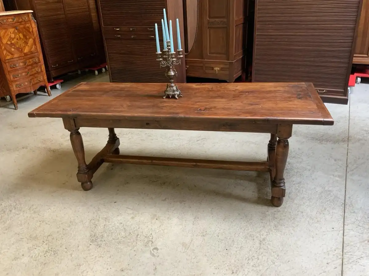 Antiker imposanter Kloster Tisch, Bauerntisch, Tafel, 211 cm -Lieferung möglich! 1