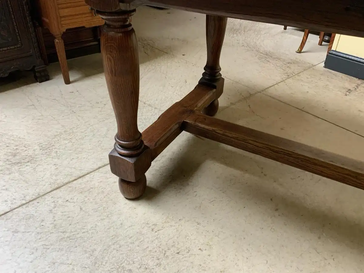Antiker imposanter Kloster Tisch, Bauerntisch, Tafel, 211 cm -Lieferung möglich! 14