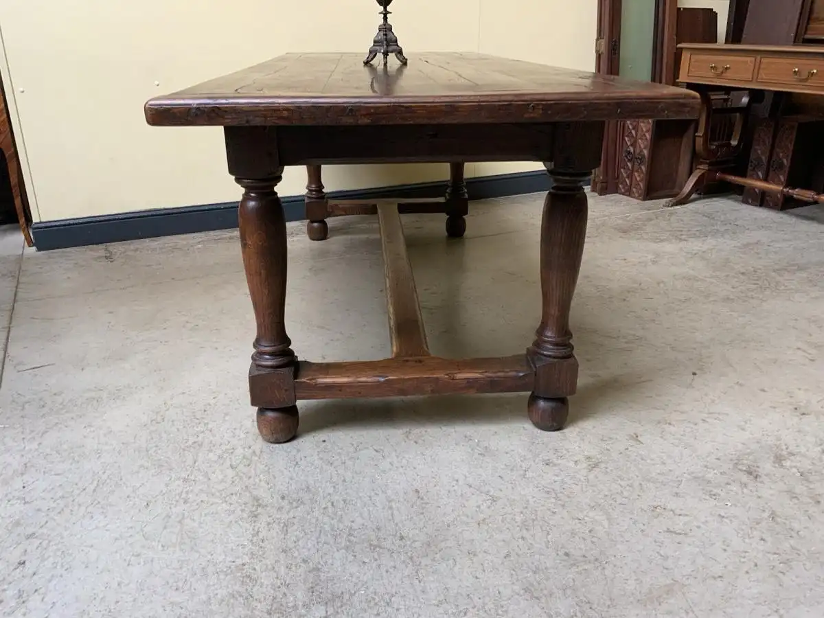 Antiker imposanter Kloster Tisch, Bauerntisch, Tafel, 211 cm -Lieferung möglich! 15