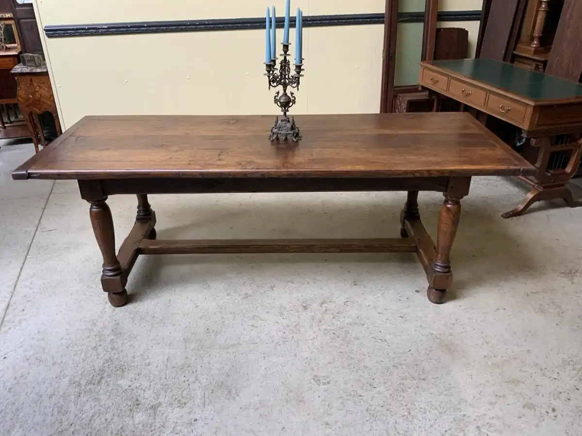Antiker imposanter Kloster Tisch, Bauerntisch, Tafel, 211 cm -Lieferung möglich! 6