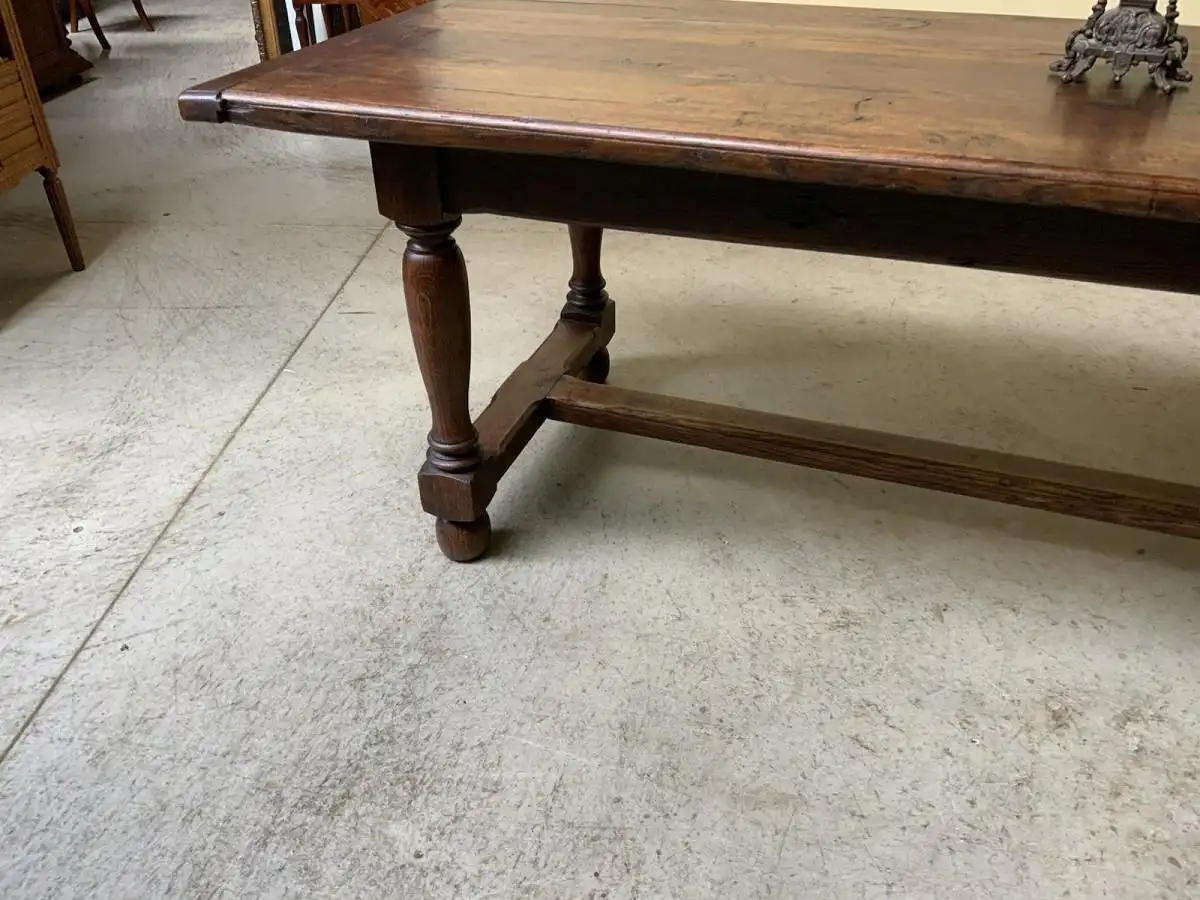 Antiker imposanter Kloster Tisch, Bauerntisch, Tafel, 211 cm -Lieferung möglich! 8