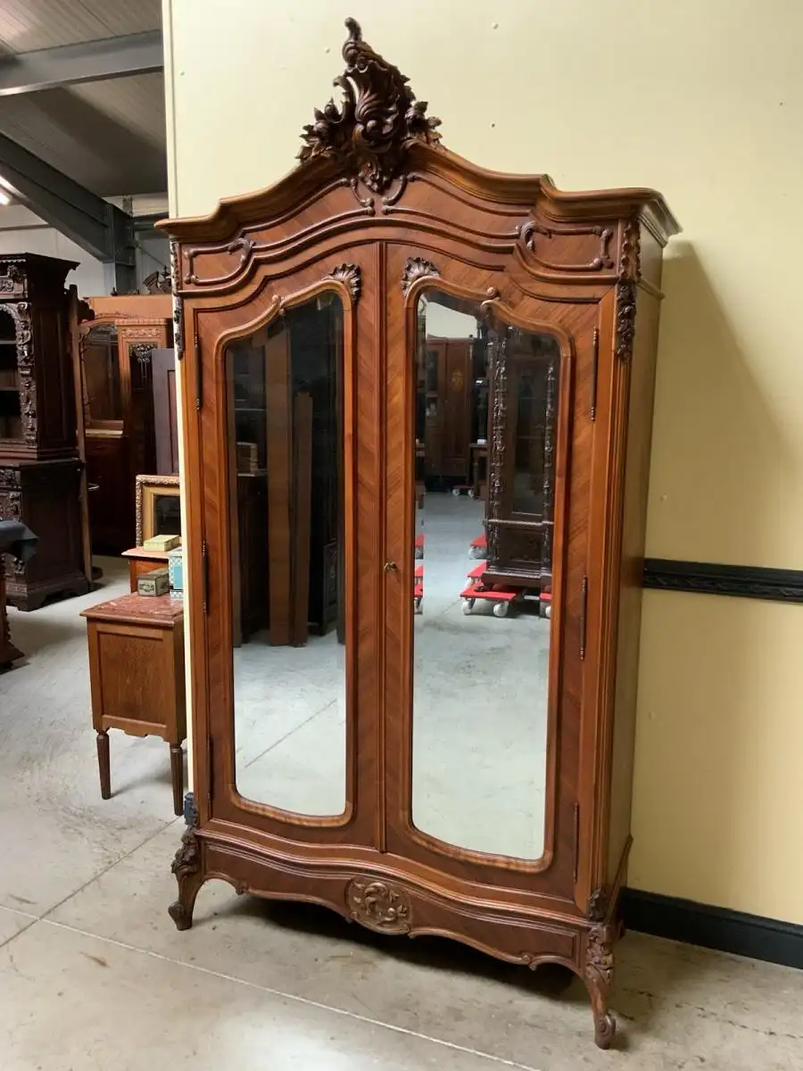 Antik - Wäscheschrank, Schuhschrank, Palisander - Historismus - Lieferung mögl.! 2