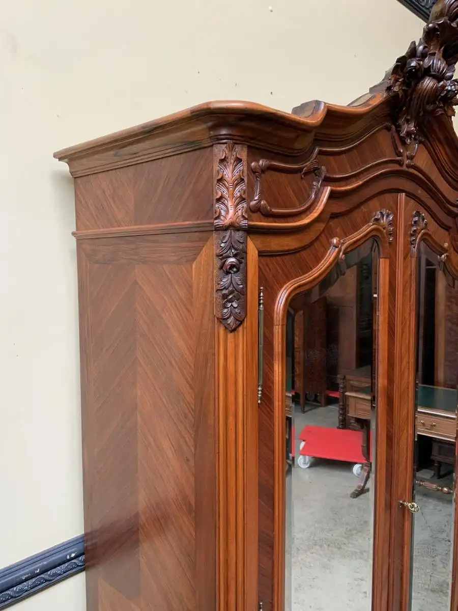 Antik - Wäscheschrank, Schuhschrank, Palisander - Historismus - Lieferung mögl.! 6