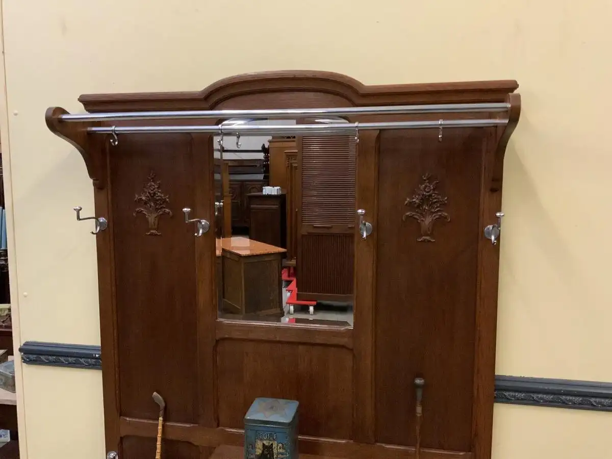 Antike Jugendstil Garderobe - traumhaft schön - Lieferung möglich! 10