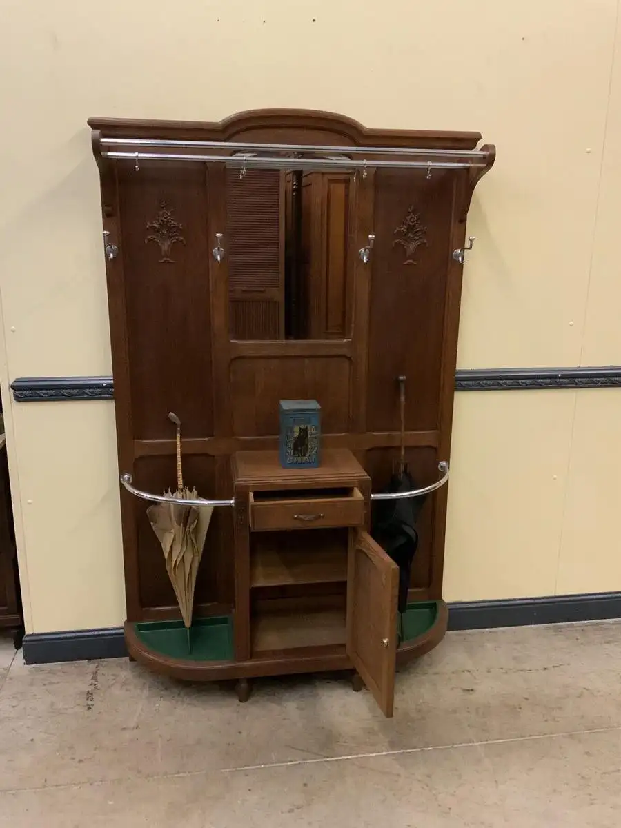Antike Jugendstil Garderobe - traumhaft schön - Lieferung möglich! 18