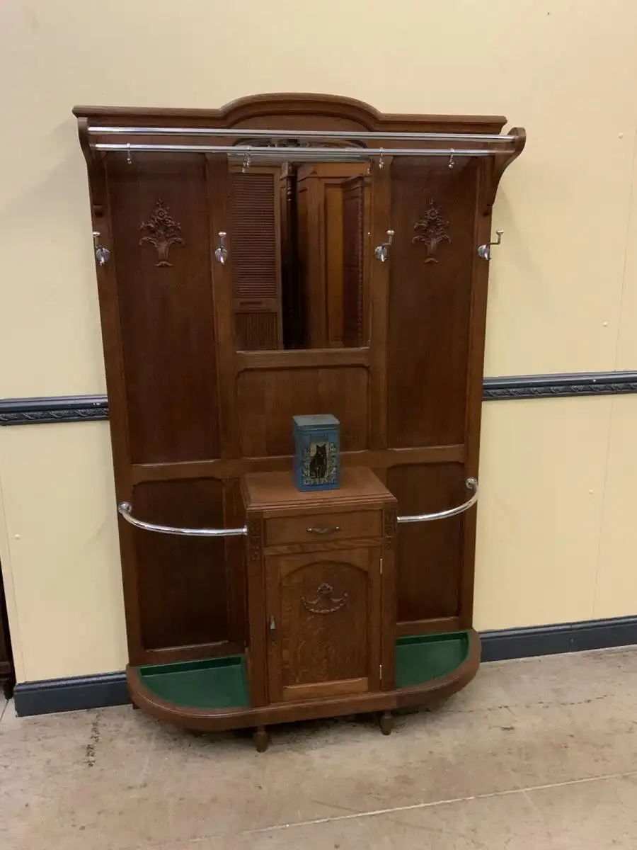 Antike Jugendstil Garderobe - traumhaft schön - Lieferung möglich! 19