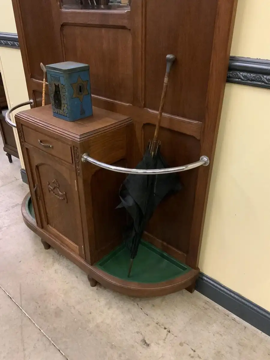 Antike Jugendstil Garderobe - traumhaft schön - Lieferung möglich! 7