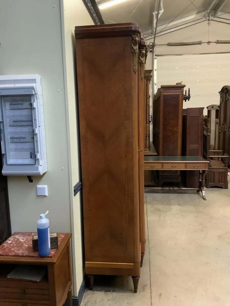 Antik - Bücherschrank, Vitrine, Intarsien - Jugendstil -  Lieferung möglich! 6