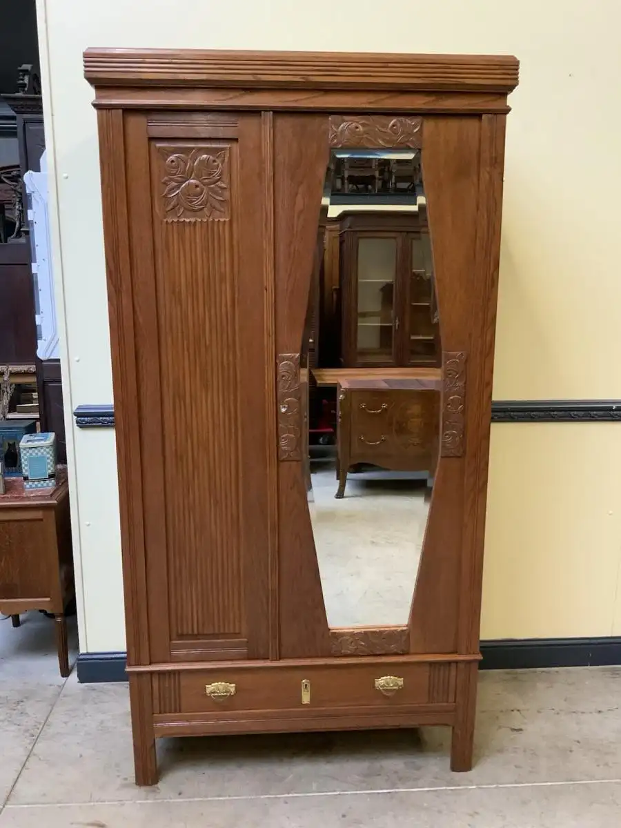 Antiker Art Deco Kleiderschrank, Wäscheschrank - Traumhaft- Lieferung möglich! 14