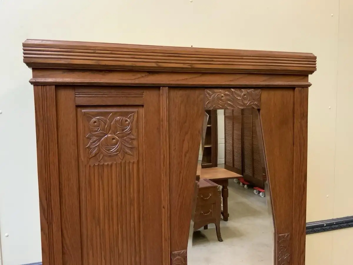 Antiker Art Deco Kleiderschrank, Wäscheschrank - Traumhaft- Lieferung möglich! 9