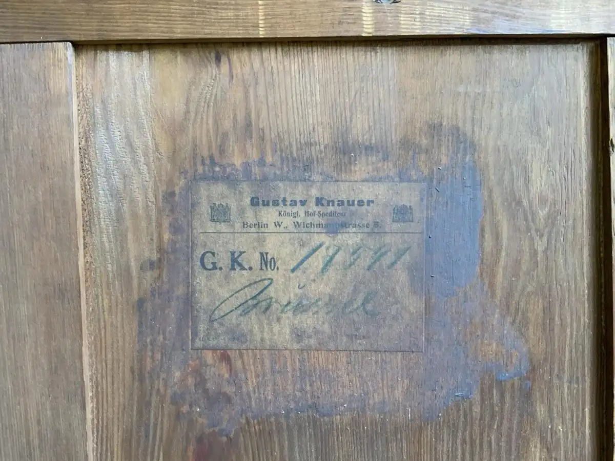 Antik - Rollladen Archiv Schrank, Bücherschrank -Jugendstil - Lieferung möglich! 18