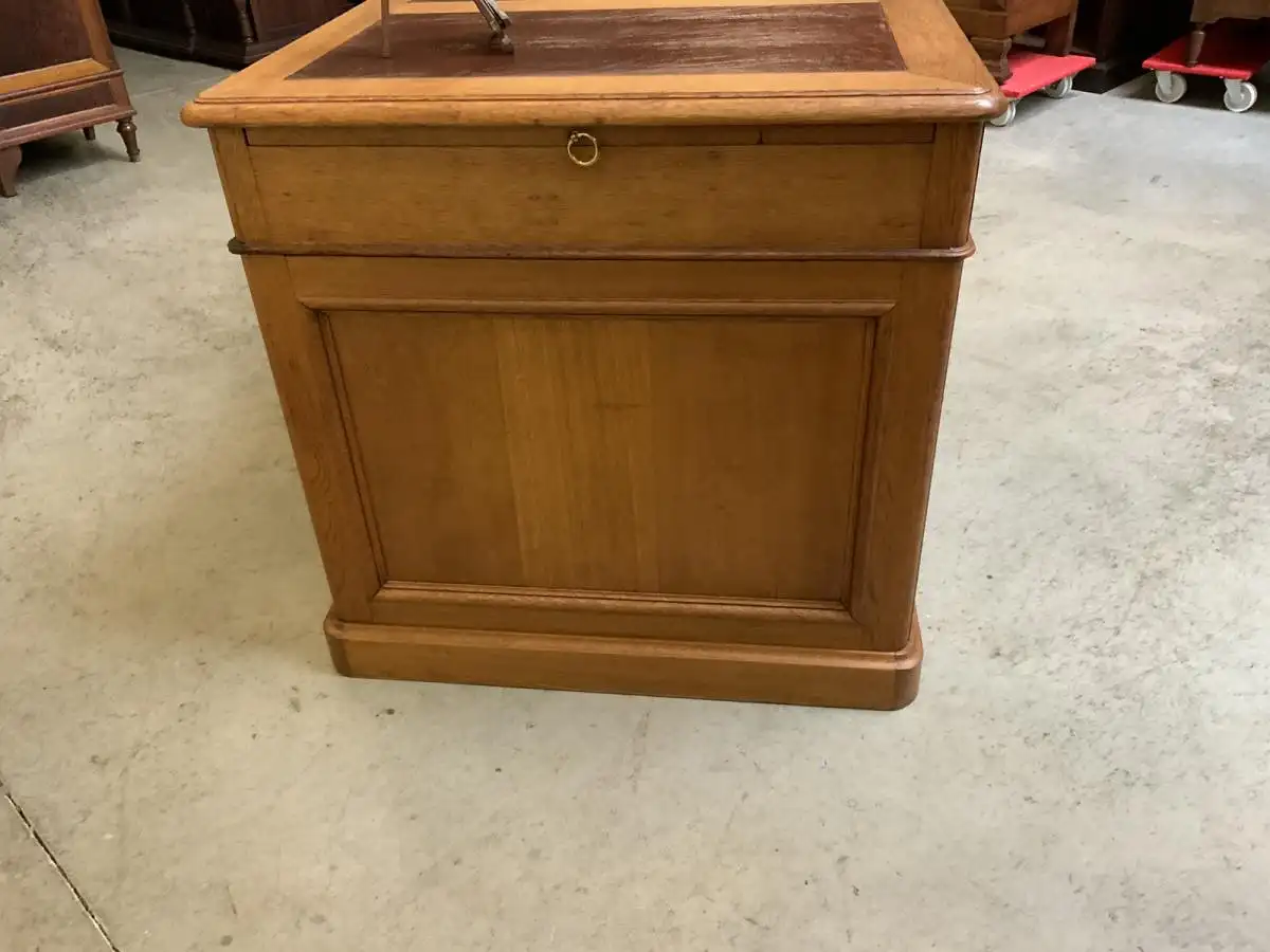 Antiker frei aufstellbarer Jugendstil Schreibtisch - Lieferung möglich! 4