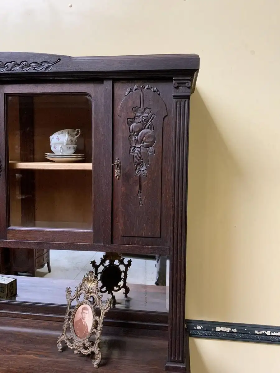 Antikes Jugendstil Buffet - Traumhaft - Lieferung möglich! 12