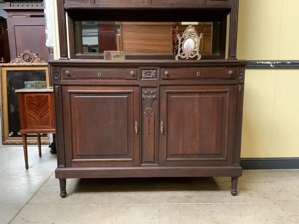 Antikes Jugendstil Buffet - Traumhaft - Lieferung möglich! 16