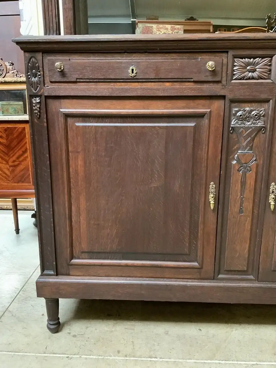 Antikes Jugendstil Buffet - Traumhaft - Lieferung möglich! 18