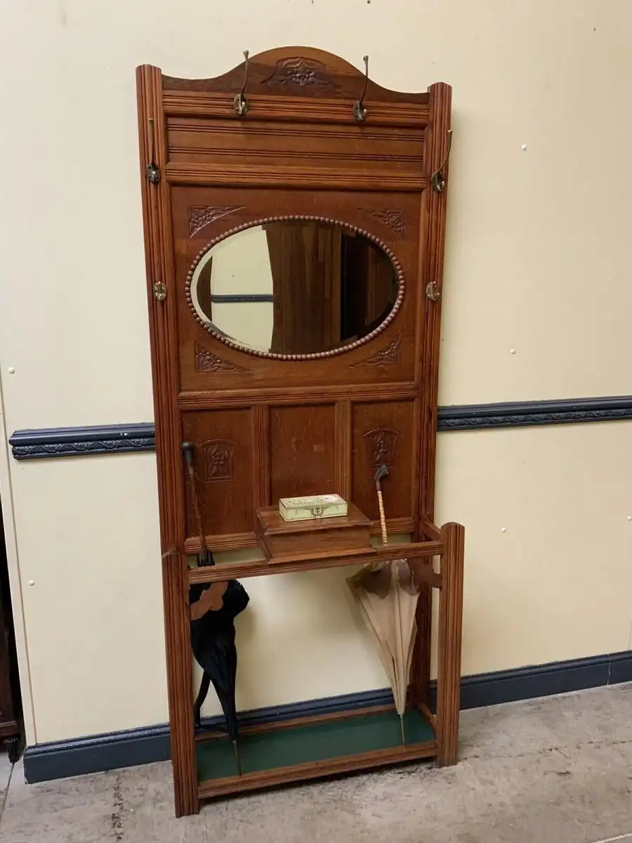Antike Jugendstil Garderobe - traumhaft schön - Lieferung möglich! 1