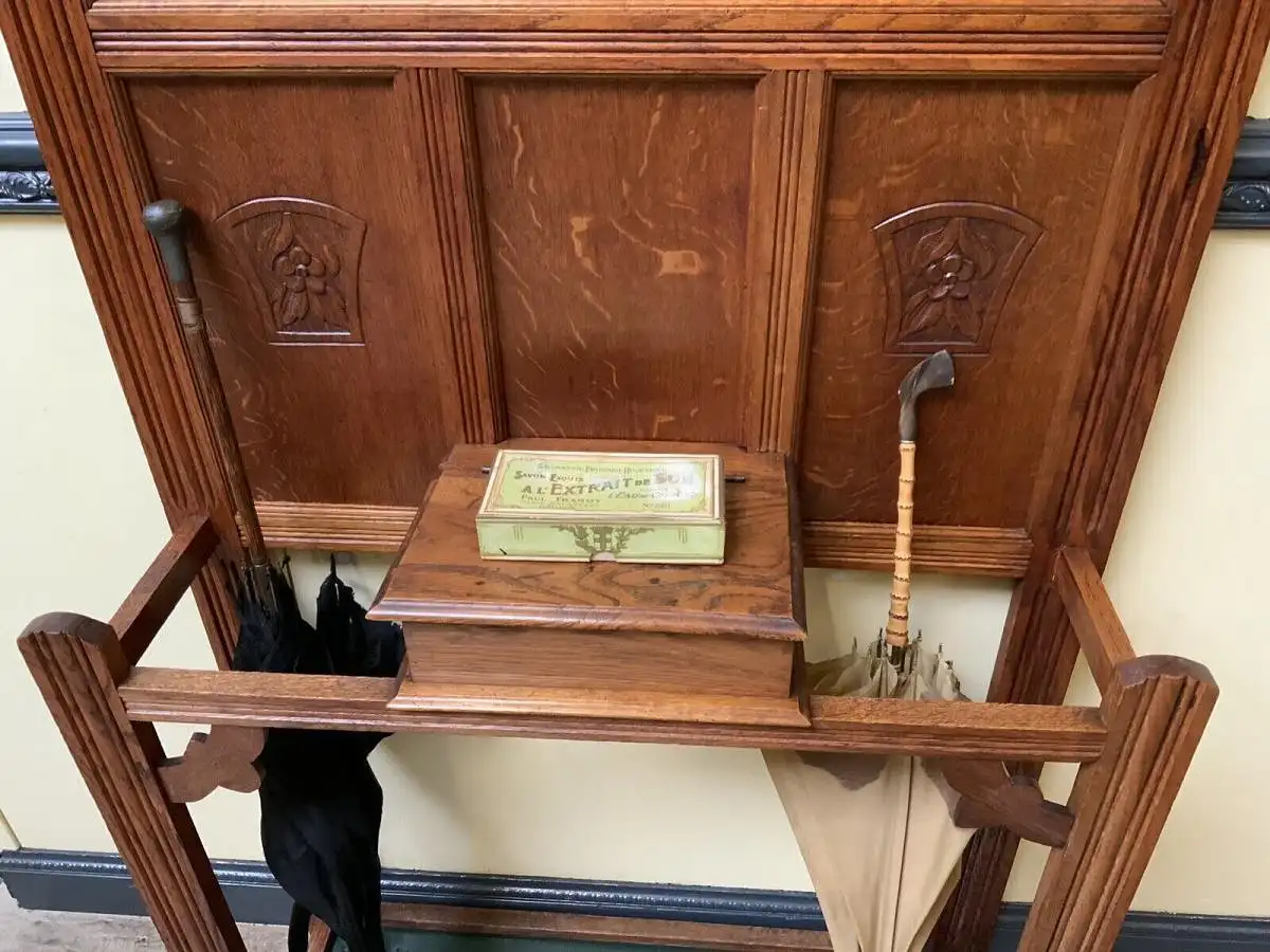 Antike Jugendstil Garderobe - traumhaft schön - Lieferung möglich! 13