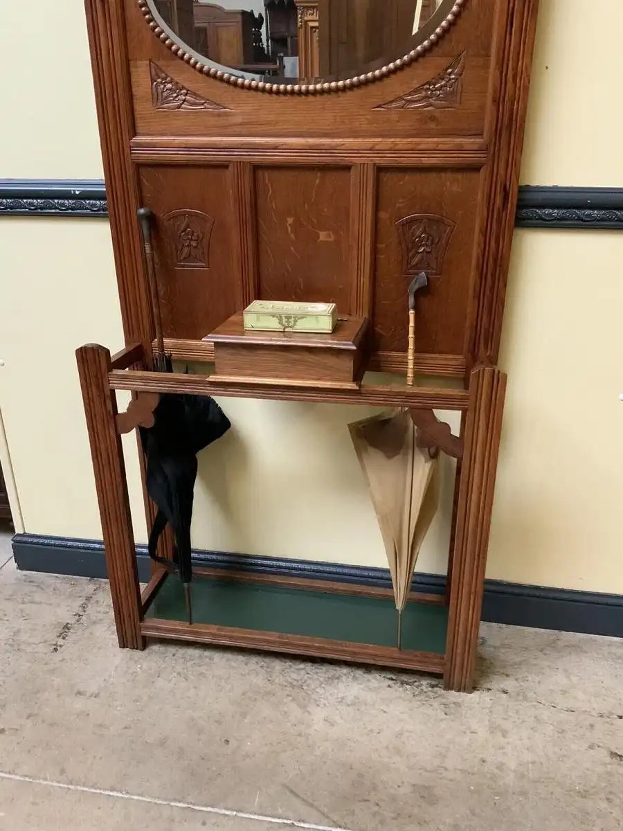 Antike Jugendstil Garderobe - traumhaft schön - Lieferung möglich! 4