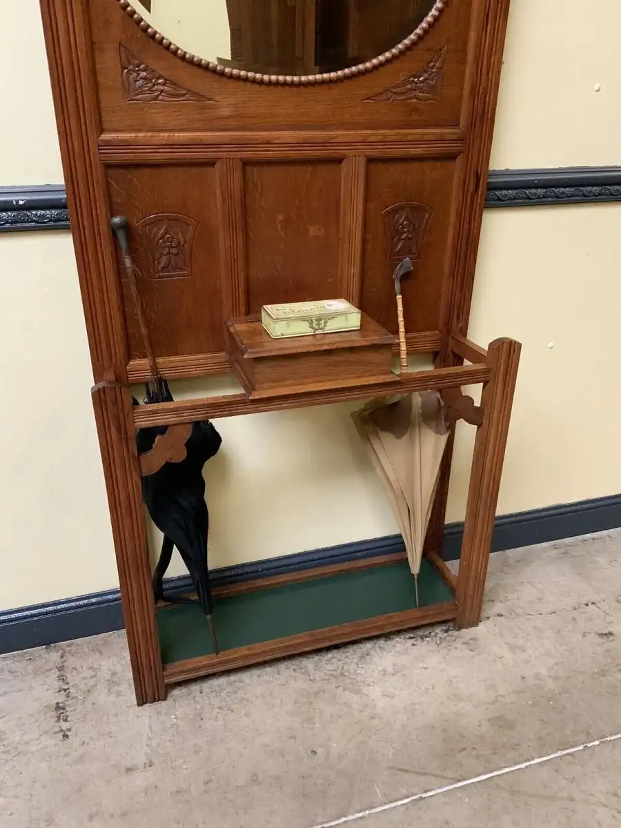 Antike Jugendstil Garderobe - traumhaft schön - Lieferung möglich! 7
