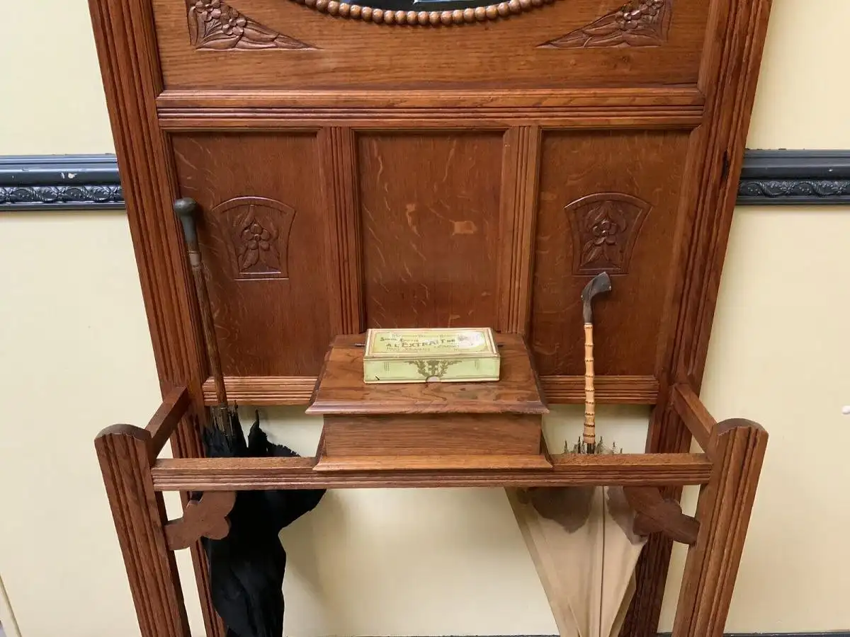 Antike Jugendstil Garderobe - traumhaft schön - Lieferung möglich! 8
