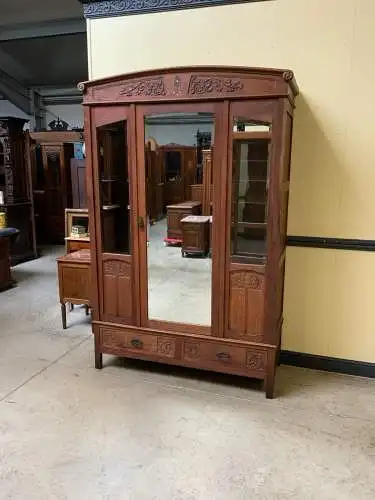 Antik - Kleiderschrank, Wäscheschrank - Jugendstil -  Lieferung möglich!