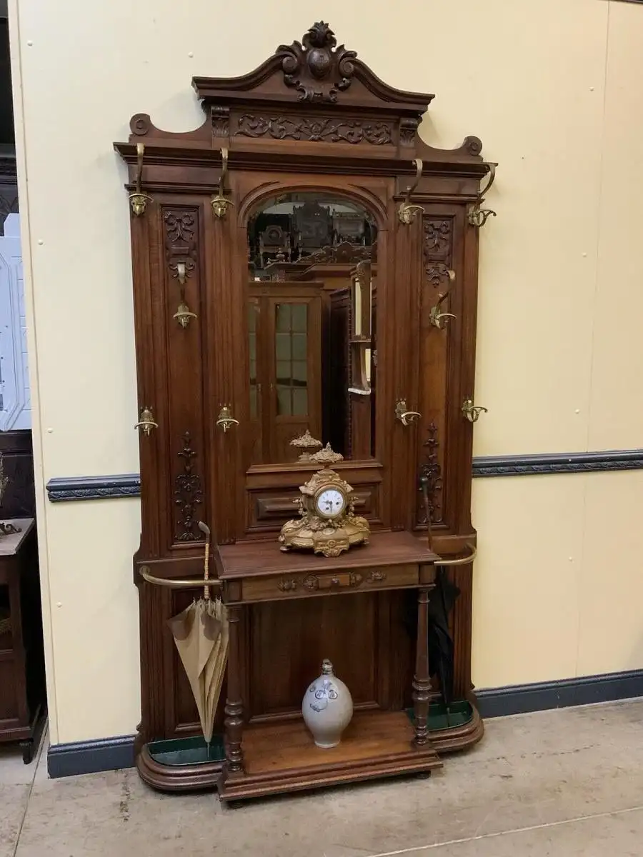 Antike inposante Jugendstil Garderobe - traumhaft schön - Lieferung möglich! 1